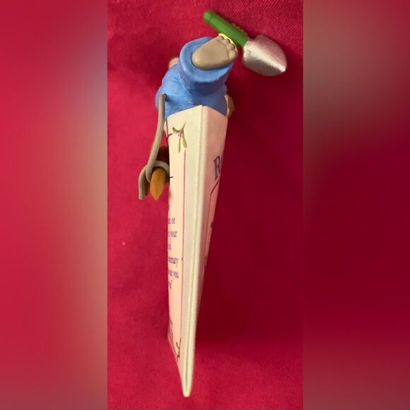 Easter Hallmark Keepsake Ornament 1997 Digging In Mouse Spring Planting Rosemary - Picture 5 of 8